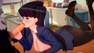 Komi-San A Garota Silenciosa que Gosta de Foder na Escola