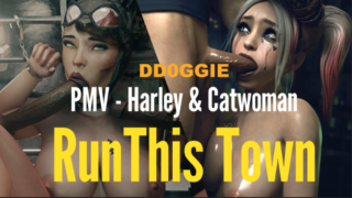 Harley Quinn e Mulher-Gato Rainhas da Noite