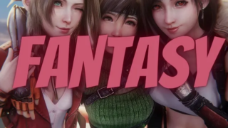 Trio Final Fantasy: Aerith, Tifa e Yuffie